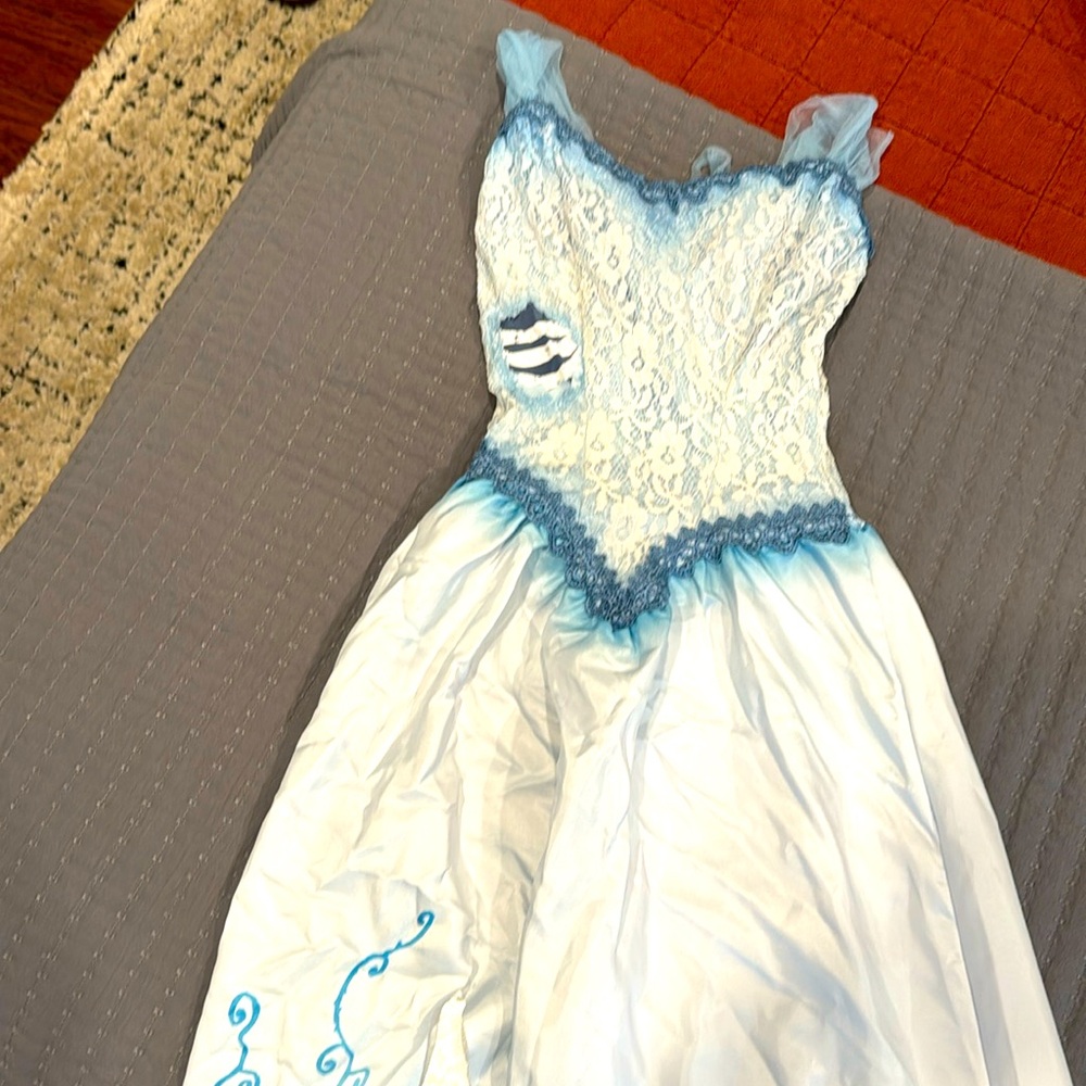 Corpse bride costume size extra small we made the bouquet veil